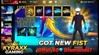 🔥 NEW Fist Skin Luck Royale in Free Fire! 💥 | Itadori Royal Event + Spin Trick Revealed! 😱