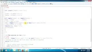 PHP Tutorial - How to Create Guestbook using Notepad and PHP