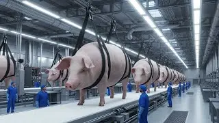 Cómo se Produce la Grasa de Cerdo Hoy | De la Granja a la Distribución Global (Proceso Completo)