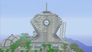 Minecraft xbox Epic Structures: SPANKLECHANK'S Strata Tower (Modern Skyscraper)