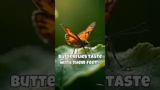 Butterflies Taste with Their Feet! 🦋👣