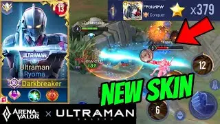 RYOMA X ULTRAMAN NEW SKIN - VS TOP 1 EU SOLO RANK | AoV | 傳說對決 | RoV | Li&ecirc;n Qu&acirc;n Mobile