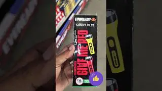 Eveready DL92 Rechargeable LED Torch | Bright Emergency Light | Power Cut & Outdoor Use