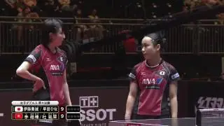 2017 WTTC WW QF ITO Mima HAYATA Hina DOO HoiKem LEE HoChing(HKG)