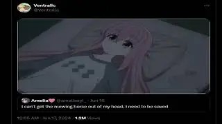 I can't get the mewing horse outside of my head, I need to be saved