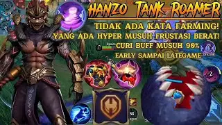 90% BUFF! MUSUH HANZO TANK ROAMER - 10% HYPER MUSUH MENTAL DOWN! - Mobilelegendsbangbang