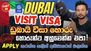 Dubai Fake Visa Scams Exposed|DUBAI VISA SINHALA 2025|DUBAI FAKE VISA|වීසා හොරුන්ට අහුවෙන්න එපා ‼️