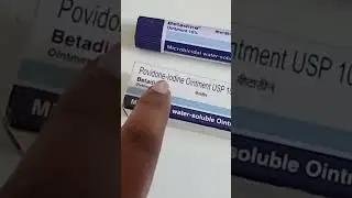 Betadine ointment information...#pharmacist #skincareproduct #medicine #betadine