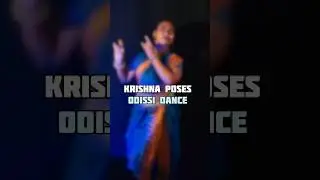 Krishna Poses in Odissi Dance #krishna #odissi #dance #krishnapose #dancer #dancers