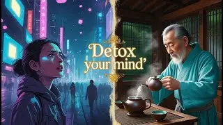 Quiet Your Mind Instantly 🍵  Rainy Tea House & Pouring Sounds  Deep Sleep Story