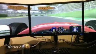 Sim Racing Montage w/ Fanatec Clubsport CSW v2 (Triple Screen))