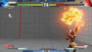 TS-Sabin Makes a scrub RAGE quit in SFV