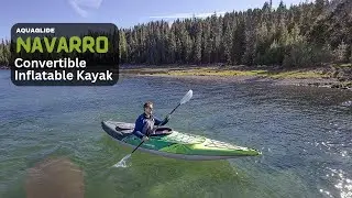AQUAGLIDE Navarro Convertible Inflatable Kayak | Kayak Equipment | Best Buy
