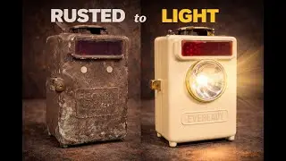 From Rust to Light | Restoring an Old Eveready Flashlight