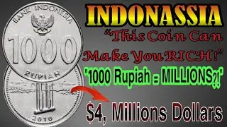 Indonesia 1,000 Rupiah Coin Worth $4 Million?! | Rare Indonesian Coin Value Explained