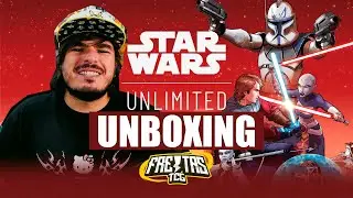 UNBOXING Lan&ccedil;amento caixa de Booster de STAR WARS UNLIMITED com TIU SAM na FREITAS TCG