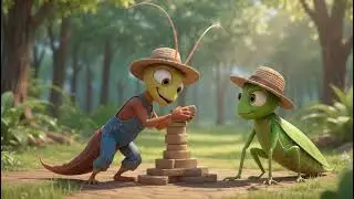 El Saltamontes Constructor 🛠️ | Aventura Divertida para Ni&ntilde;os con Animales del Bosque