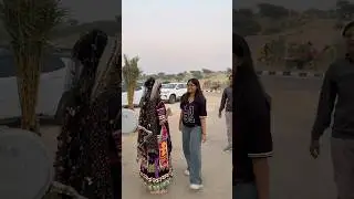Desert camp in Jaisalmer Rajasthani welcome #jaisalmer #rajasthani #viralvideo #viral #song #marvadi