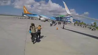 After landing Cayo Coco