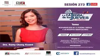 Sesión 273 - Dra. Romy Chang Kcomt