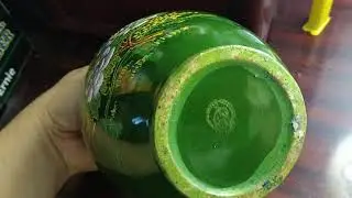 Vintage handpainted vase from Japan, nice thriftin find