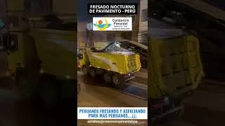 FRESADO DE PAVIMENTO Y ASFALTADO NOCTURNO PER&Uacute; - 2025