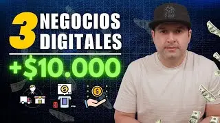 3 Modelos de NEGOCIOS DIGITALES Rentables 2025