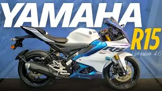 2025 Yamaha R15 V4 Pearl White Review in Telugu | Perfect Entry level sports bike. @motoboyvk 