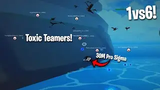 1 30M Pro vs 6 Toxic Teamers | BloxFruits