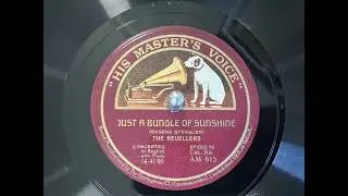 JUST A BUNDLE OF SUNSHINE, THE REVELLERS, 78rpm