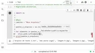 Programação Python – Exibir Nomes de Arquivos de Uma Pasta