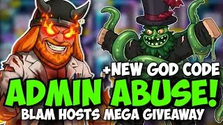 [NEW GOD CODE] HOSTING MY OWN ADMIN ABUSE & MEGA Prismatic & Gamepass GIVEAWAYS!
