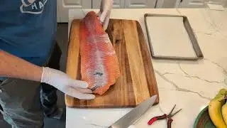 Salmon Skinning and Butchering