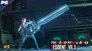 Resident Evil 3 Remake - Final Boss Fight & Ending Gameplay (No Commentary) 4K 60FPS