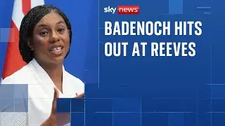 Badenoch: Reeves speech was 'masterclass in managed decline'