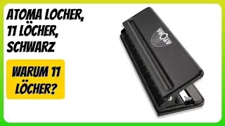 BEWERTUNG (2026): Atoma Locher, 11 L&ouml;cher, Schwarz. Infos