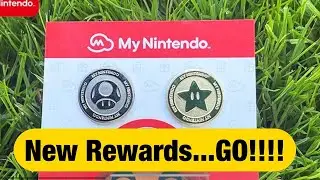 New My Nintendo Rewards Platinum Point and Gold Point Pins