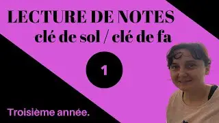 lecture de notes clé de sol et clé de fa