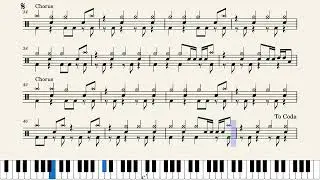 偶超級宇宙無敵霹靂愛尼 - 公館青少年 (Drum Sheet)