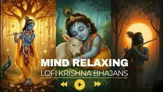 Mind relaxing Krishna bhajans | 25 minutes non-stop lofi Krishna bhakti songs 