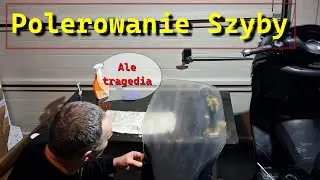POLEROWANIE SZYBY MOTOCYKLOWEJ -Test zestawu do polerowania  z Allegro - Czy warto?