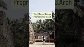 5 Best Masters Degree Programs after Architecture. Read the pinned comment to know more.