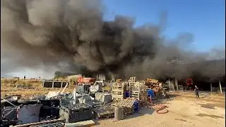 Fire at cold storage facility spreads to warehouse in Turkey&rsquo;s Antalya