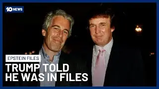 Donald Trump Reportedly Told He Was On Jeffrey Epstein Files | 10 News