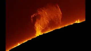 Giant Plasma Storm on the Sun From Yesterday's Live Stream