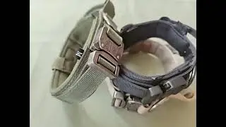 Dog Training Collar Durable Tactical Dog Collar Leash Adjustable Military Pet Collar Leash Set