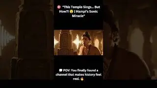 Touch These Pillars... And They Start Singing! 😲🎶 Hampi's Hidden Miracle #shortsfeed #shorts #viral