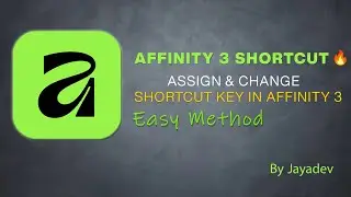How To Assign Shortcut Key In Affinity