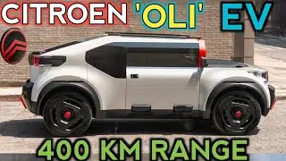 CITROEN OLI A LIGHTWEIGHT EV CONCEPT UNVEILED/CITROEN OLI EV &hearts;️ RANGE 400 KM @NarrusAutovlogs