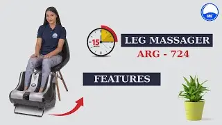Leg, Foot & Calf Massager - ARG 724 | 3 Level Massage Intensity | Warranty Available@ARGHealthcare